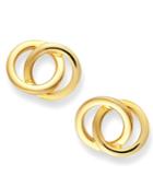 Giani Bernini 24k Gold Over Sterling Silver Earrings, Circle Stud Earrings
