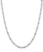 Giani Bernini Twisted Magic Necklace In Sterling Silver, Only At Macy's