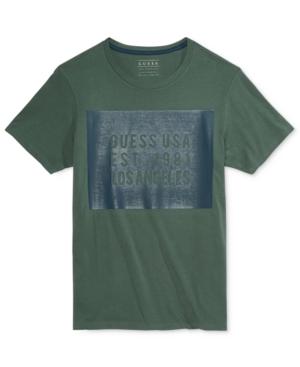 Guess Men's Hidden Graphic-print Logo T-shirt