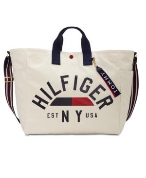 Tommy Hilfiger Arona Printed Canvas Weekender, Created For Macy's