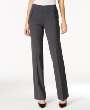 Style & Co Petite Pull-on Straight-leg Pants, Created For Macy's