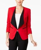 Nine West Ruched-sleeve Blazer