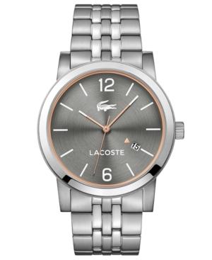 Lacoste Men's Metro Stainless Steel Bracelet Watch 42mm