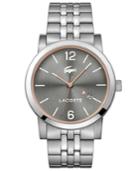 Lacoste Men's Metro Stainless Steel Bracelet Watch 42mm