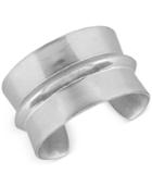 Lucky Brand Silver-tone Modular Open Cuff Bracelet