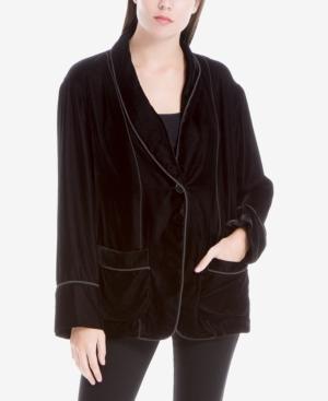 Max Studio London Shawl-collar Velvet Blazer, Created For Macy's