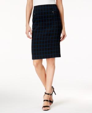 Alfani Jacquard Pencil Skirt, Created For Macy's