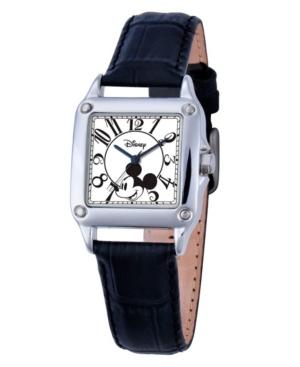 Disney Mickey Mouse Women's Silver Alloy Square Watch