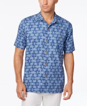 Tommy Bahama Men's Ikat Island Silk Short-sleeve Shirt