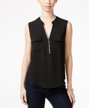 Xoxo Juniors' Sleeveless V-neck Blouse