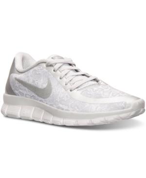 Nike Women's Free 5.0 V4 Running Sneakers From Finish Line