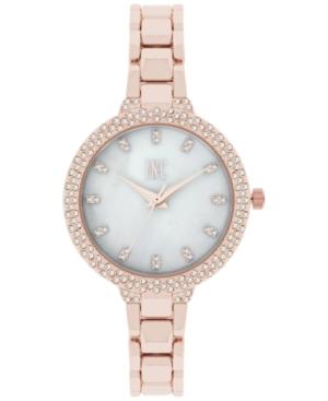 Inc International Concepts Women's May Rose Gold-tone Bracelet Watch 34mm, Only At Macy's