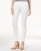Celebrity Pink Juniors' Curvy Optic White Wash Super-skinny Jeans