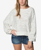 O'neill Juniors' Cozy Up Striped Sweatshirt