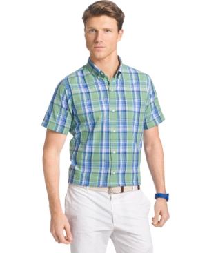 Izod Large-plaid Shirt