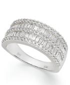 Classique By Effy Diamond Band (1-1/10 Ct. T.w.) In 14k White Gold