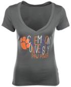 Step Ahead Women's Clemson Tigers Magic Liquid T-shirt