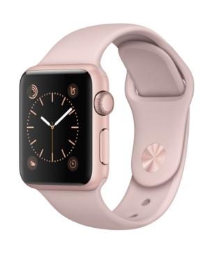 Apple Watch Series 1 38mm Rose Gold Aluminum Case With Pink Sand Sport Band
