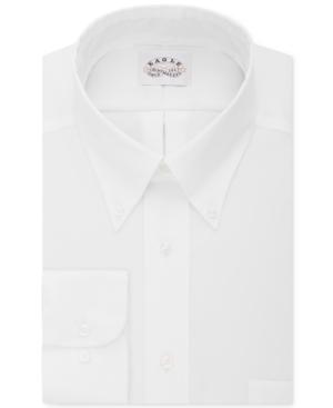Eagle Men's Non-iron Classic-fit Flex Collar White Solid Dress Shirt