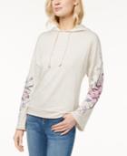 Inc International Concepts Embroidered-sleeve Hoodie, Created For Macy's