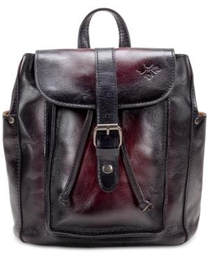 Patricia Nash Aberdeen Stained Leather Backpack