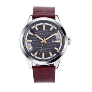 Men's Esq0173 Stainless Steel Watch, Date Window And Grey Dial