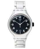 Swatch Unisex Swiss Irony Xlite Silver-tone Bracelet Watch 49mm Yes4011ag