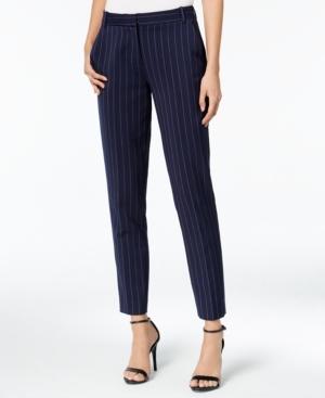 Armani Exchange Pinstripe Straight-leg Trousers