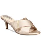 Alfani Women's Step 'n Flex Larrk Kitten-heel Slip-on Sandals, Only At Macy's Women's Shoes