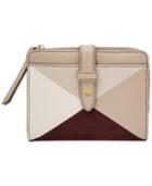Fossil Fiona Tab Multifunction Patchwork Leather Wallet
