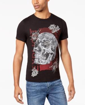 Guess Men's Skull Graphic-print T-shirt