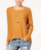 Ultra Flirt Juniors' Slouchy High-low Sweater