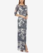 Js Collections Illusion Lace Gown