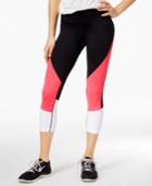 Tommy Hilfiger Sport Colorblocked Cropped Leggings, A Macy's Exclusive