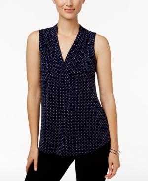 Charter Club Dot-print Top, Only At Macy's
