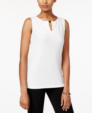 Tahari Asl Keyhole Shell