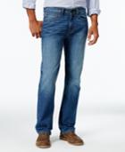 Tommy Hilfiger Men's Relaxed-fit Dark Blue Wash Jeans