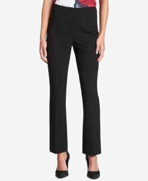 Dkny Side-zip Straight-leg Pants