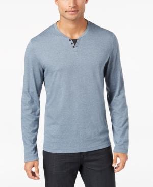 Alfani Men's Split Crewneck Shirt, Created For Macy's