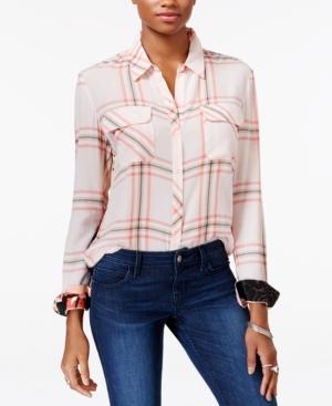 Guess Dylan Plaid Contrast Shirt