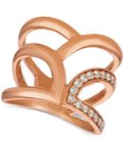 Le Vian Colored Diamond Statement Ring (1/3ct. T.w.) In 14k Rose Gold