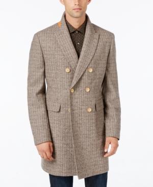 Tallia Men's Slim-fit Double-breasted Overcoat