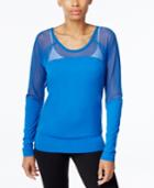 Soybu Suzette Mesh-trim Top