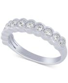 Diamond Scalloped Band (1/5 Ct. T.w.) In 10k White Gold