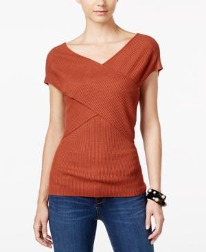 Inc International Concepts Crossover Sweater, Created For Macy's