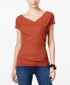 Inc International Concepts Crossover Sweater, Created For Macy's