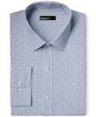 Bar Iii Slim-fit Blue Dot Dobby Stripe Dress Shirt, Only At Macy's