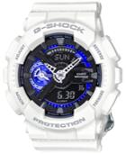 G-shock Women's Analog-digital S Series White Bracelet Watch 49x46mm Gmas110cw7a3