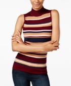 Hooked Up By Iot Juniors' Ribbed Mock-neck Sweater