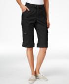 Style & Co. Sport Cuffed-hem Capri Cargo Pants, Only At Macy's